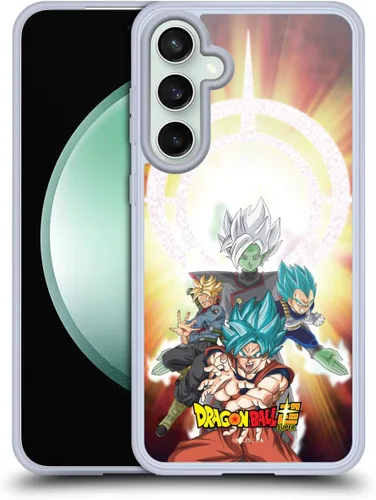 Vista 312 de Head Case Designs Funda de gel con licencia oficial de Dragon Ball Super Group Future Trunks Arc Characters [protección de grado militar] compatible
