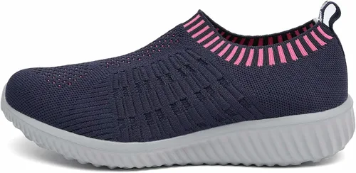 Vista 3 de konhill - calzado deportivo con malla transpirable, sin cordones, para mujer