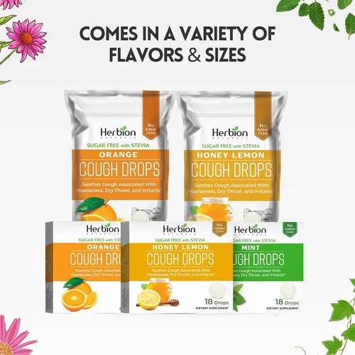 Vista 7 de HERBION Naturals - Gotas para la tos, sin azúcar con stevia, suplemento dietético, alivia la tos, para adultos y niños mayores de 6 años, 18