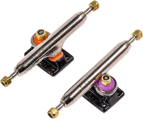 Vista 14 de Camiones de dedo RACOFSB con cojinetes de uretano mejorados y pivot cup, ancho de 34 mm y 32 mm, Kingpin normal (negro, 32 mm)