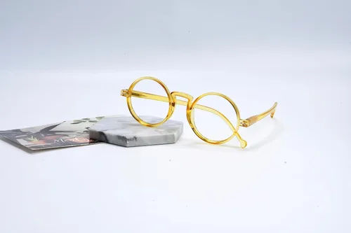 Vista 6 de Eyekepper Gafas de lectura redondas para mujeres y hombres lectores retro Amarillo