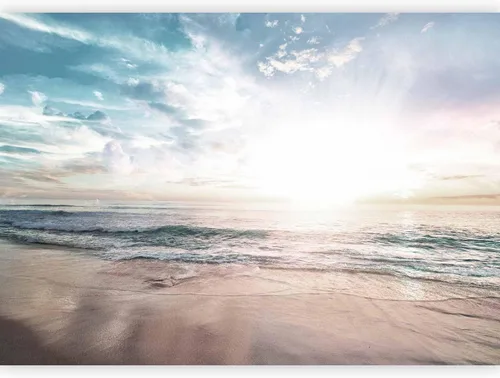 Vista 17 de artgeist Mural de pared Playa y Mar, 79 x 55 pulgadas, XXL no tejido, decoración de pared de vellón, impresión fotográfica, diseño de imagen