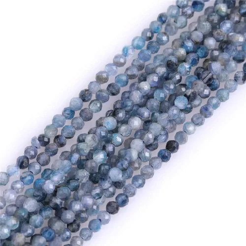 Vista 72 de GEM-Inside Cuentas espaciadoras redondas facetadas de gemas de lapislázuli azul natural semipreciosas de 2mm para hacer joyas 15