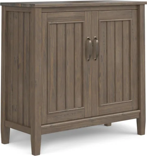 Vista 20 de SIMPLIHOME Warm Shaker 36" gabinete de madera maciza en marrón dorado claro
