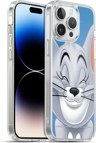 Vista 109 de Head Case Designs Funda de gel de cara completa con licencia oficial de Tom y Jerry Jerry [protección de grado militar] compatible con Apple iPhone