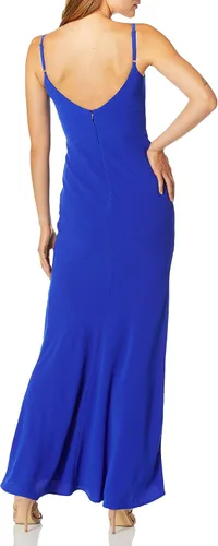 Vista 2 de Dress the Population Vestido largo básico elástico sólido sin mangas Jodi para mujer