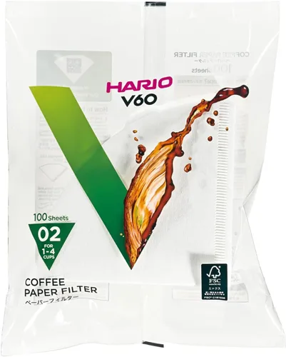 Vista 17 de Hario V60 - Filtro de café de papel, tamaño 01, blanco, caja de 40 unidades (paquete de 3)