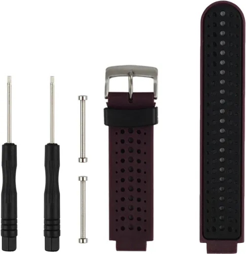 Vista 14 de Correa de repuesto para reloj inteligente Garmin Forerunner 220/230/235/620/630/735XT/235Lite, talla única