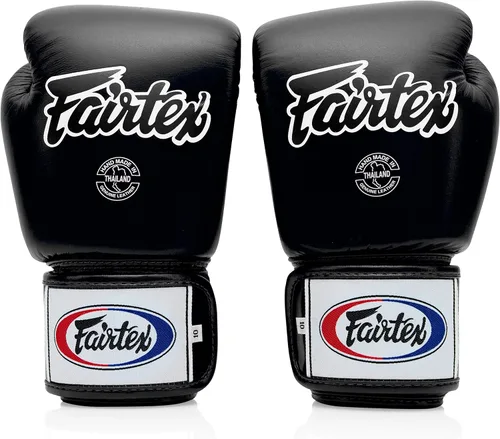 Vista 3 de Fairtex BGV1 guantes de entrenamiento de Muay Thai para hombres, mujeres, niños Calidad premium, ligeros y absorbentes de impacto, guantes