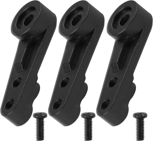 Vista 2 de ShareGoo - 3 brazos servo metálicos 25T, 25 dientes Spline Servo bocina servidor compatible con Traxxas TRX4 Axial SCX10 Tamiya HPI HSP Wltoys 1/10