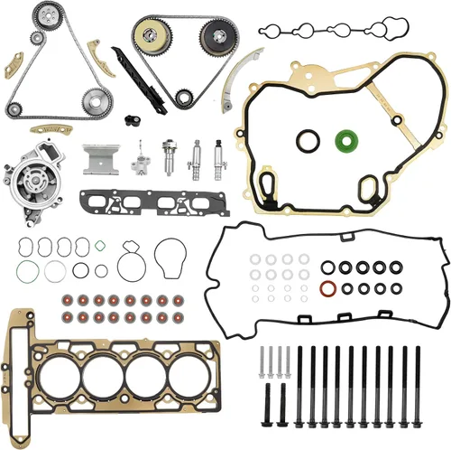 Vista 16 de Kit de cadena de distribución 2.4 L, compatible con 2009-2017 Chevy Captiva Equinox HHR Impala Malibu/GMC Terrain/Buick Lacrosse Regal Engine 2.4L