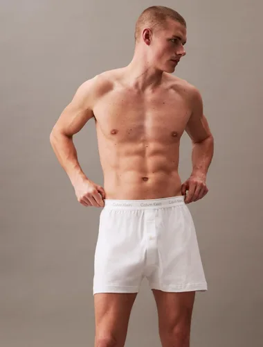 Vista 3 de Calvin Klein Calzoncillos de punto clásicos de algodón para hombre, paquete de 3