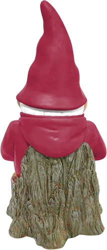Vista 2 de FOCO NFL Unisex-Adult Bundled Up Sitting Garden Statue Outdoor Gnome 11" Color del
