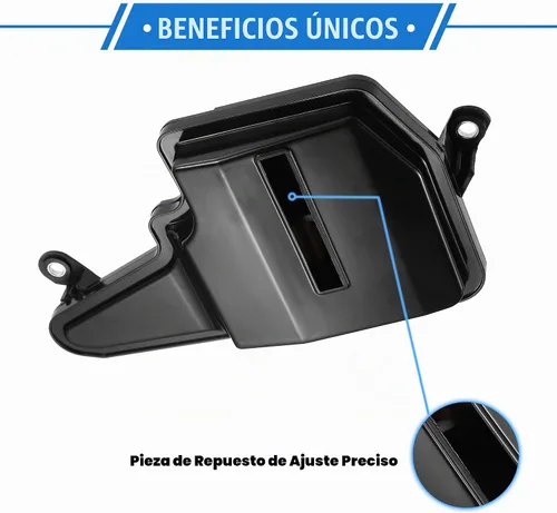 Vista 3 de Kit de filtro de transmisión automática compatible con Mazda 3 2012-2024 para Mazda 6 2014-2021, filtro de transmisión de motor negro de plástico