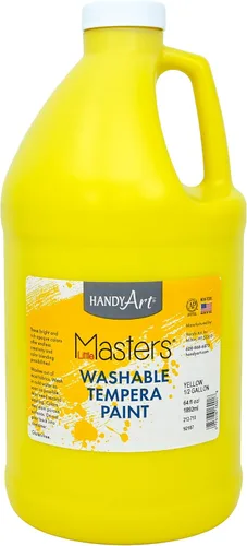 Vista 11 de Handy Art Little Masters - Pintura lavable, 16 onzas, color negro Bright & Mixable, High Opacity, Washable Colors for Classroom, Students, Kids