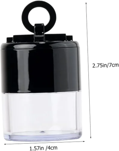 Vista 4 de Beaupretty Soplo portátil hermético del polvo del maquillaje de la caja del polvo de los cosméticos con el envase vacío
