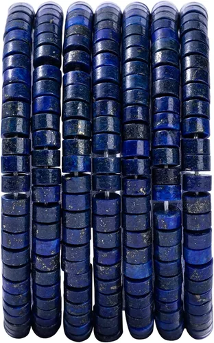 Vista 37 de Abalorios Espaciadores de Jade Natural Africano 4x2mm 38cm/str Redondos Planos Semipreciosos para Hacer Pulseras y Collares Jade africano