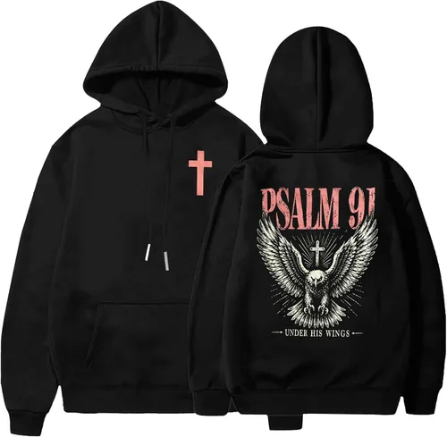 Vista 27 de BANGELY Sudadera Fe Sobre el Miedo para Mujeres, Sudadera Cristiana con Gráfico, Dichos Religiosos Cristianos, Jersey de Biblia, Tops de Pullover