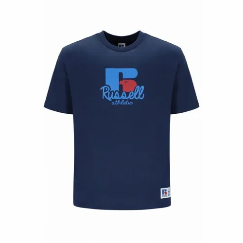 Vista 2 de Camiseta de Manga Corta Hombre Russell Athletic EMT E46361