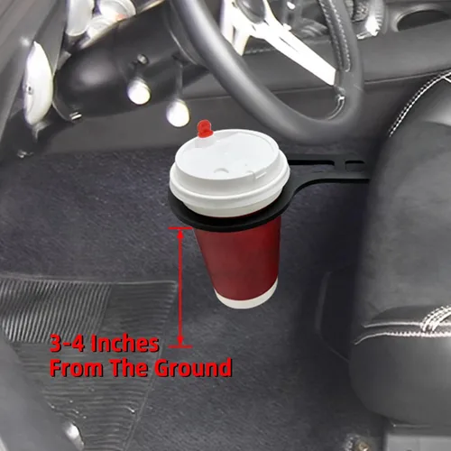 Vista 5 de Portavasos para Asiento de WIKIBB para Ford Mustangs Modelos 1965-1970/71-73, Portavasos de Hierro para Asiento de Ford Mustangs, Resistente al