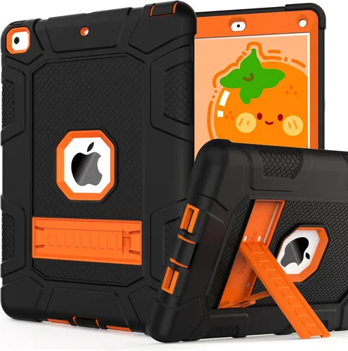 Vista 10 de Fundas para iPad de 6ª Generación, Funda de 5ª Generación, Air 2 de 9.7 Pulgadas a Prueba de Golpes, Resistente, Funda Protectora con Pata