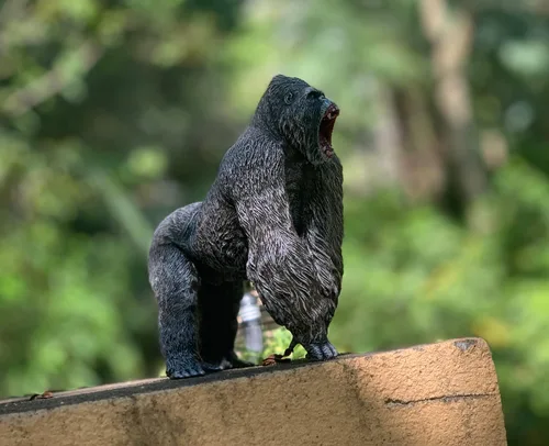 Vista 7 de Gorilla Toys Figura de acción Rampage Gorilla Fight Mode Ape - Figuras sólidas de animales salvajes para juegos de rol, juguete para contar historias