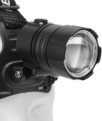 Vista 4 de Faro recargable LED ajustable 90000 LM Zoom para acampar al aire libre