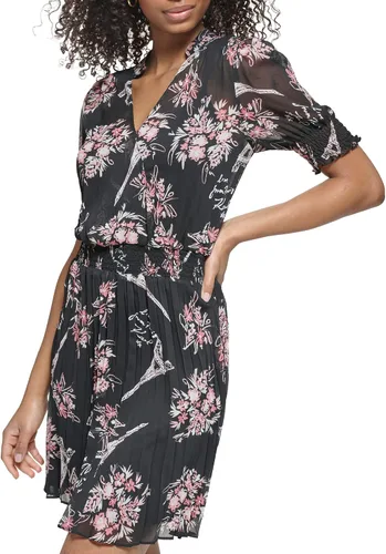Vista 2 de Karl Lagerfeld Paris Women's Everyday Printed Dress