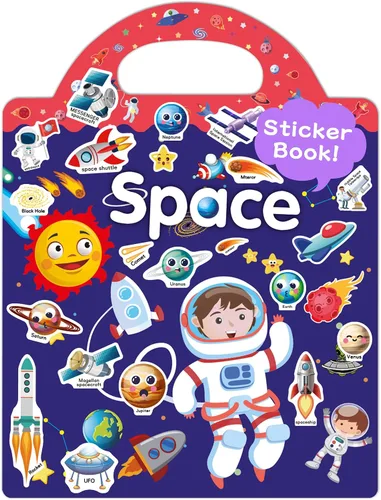 Vista 12 de Benresive Reusable Sticker Book, Travel Stickers for Kids, Boys Girls Gift