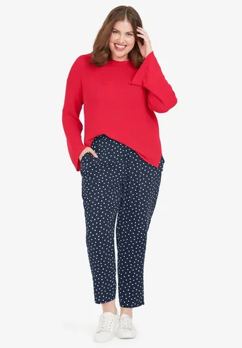 Vista 4 de Ellos Pantalones suaves tejidos de talla grande para mujer