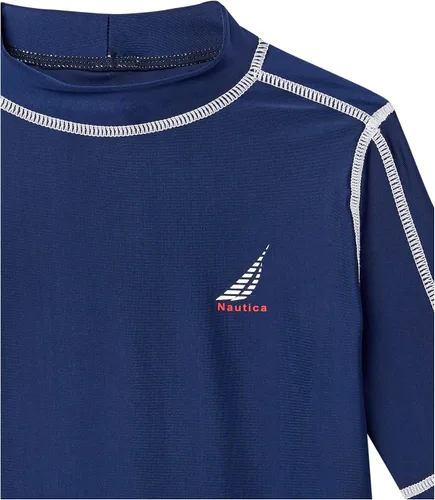 Vista 8 de Nautica Camiseta de natación de manga corta para niños con protección solar UPF 50+