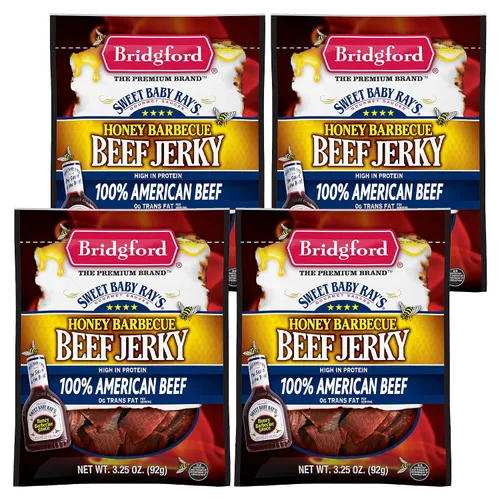 Vista 30 de Bridgford Bocadillos de carne de res de 4 onzas, paquete de 3 – Snacks listos para comer para aperitivos sobre la marcha – Snacks de carne sin