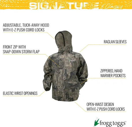 Vista 2 de FROGG TOGGS Men's Classic Pro Action Waterproof Breathable Rain Jacket