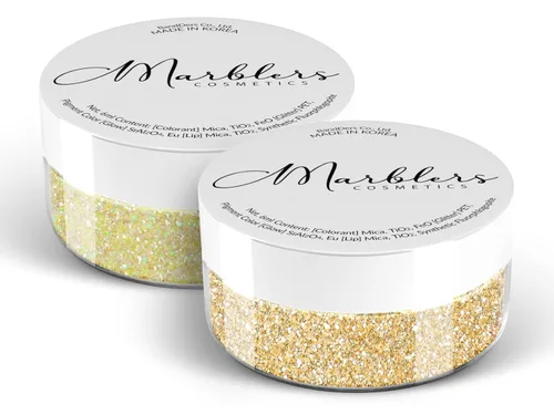 Vista 97 de MARBLERS Polvo de mica natural grueso [perla azul acero] 0.11 onzas (0.11 oz) altamente pigmentado no tóxico, vegano, libre de crueldad animal