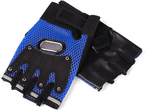 Vista 21 de IPENNY Guantes de entrenamiento unisex para hombre y mujer, guantes de ciclismo de medio dedo, transpirables, elásticos, guantes de ciclismo