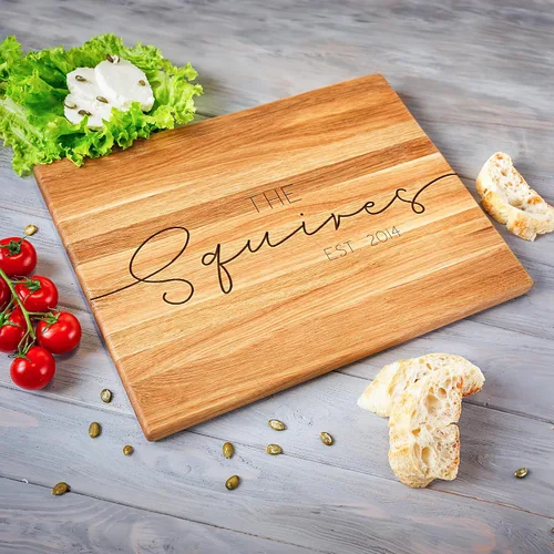 Vista 11 de Tabla de cortar personalizada, tabla de cortar grabada, tabla de cortar personalizada, regalo de boda, despedida de soltera, aniversario