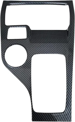 Vista 9 de ruihe Patrón de fibra de carbono para palanca de cambios de coche, panel de consola, cubierta de marco para Ford Ranger 2019 2020 2021 2022 versión