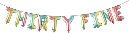Vista 4 de Cartel de 30 globos finos para fiesta de cumpleaños de 30 años para hombres y mujeres, decoración de fiesta de cumpleaños de 30 años, decoración