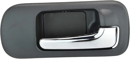 Vista 164 de TRQ Manija Interior de Puerta del Lado del Pasajero Negra Compatible con Ford Bronco 1987-1996 F-150 1987-1997 F-250 1997 F-250 HD F-350