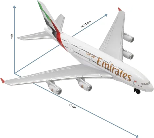 Vista 2 de Daron Emirates A380 Single Plane