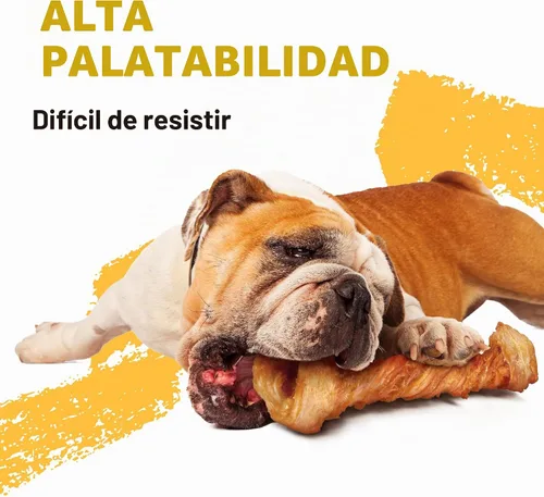 Vista 4 de iPaw - Tendón de pavo para perros, masticable natural de grado humano para cachorros, hueso 4 Pcs/Pack (Small), Single Protein, Hypoallergenic