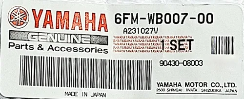 Vista 4 de 3X para Yamaha OEM Junta de drenaje de aceite de unidad inferior de motor fuera de borda 90430-08020-00 90430-08003