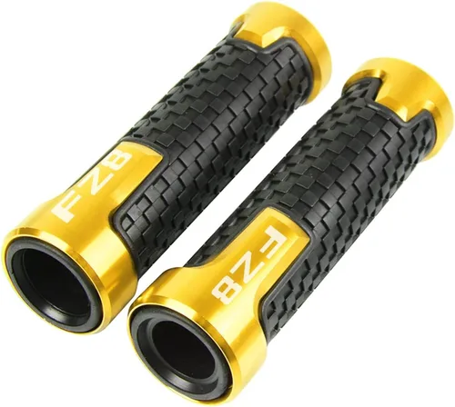 Vista 8 de FZ8 Accesorios de motocicleta 7/8 0.866 in Mango Bar Grip CNC Aluminio para FZ8 FZ 8 Fazer 2010 2011 2012 2013 2014 2015 2016 (negro)