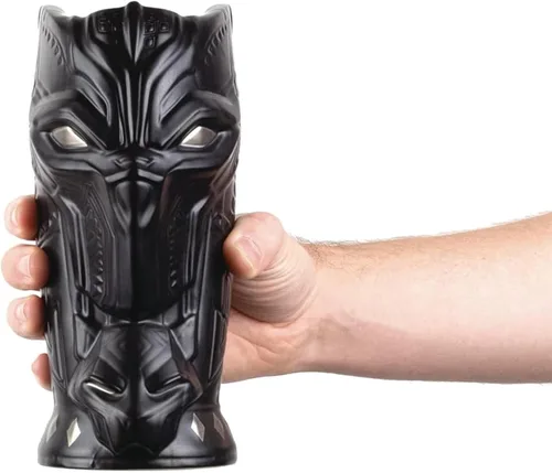 Vista 5 de Marvel Heroes Black Panther PX Taza Tiki de 32 onzas