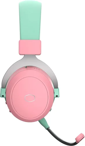Vista 3 de Cooler Master CH351 Macaron - Auriculares inalámbricos para juegos con orejeras – Sonido envolvente 3D, ligeros, 2.4GHz Bluetooth, controladores