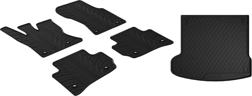 Vista 15 de GledringUSA Forro de caucho para piso de carga de ajuste personalizado para todo clima destinado para Rover Range Rover Evoque (L538) 2012-2018,