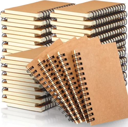 Vista 36 de Jutom 2 cuadernos pequeños en espiral, blocs de notas de 3 x 5 pulgadas, cuadernos de bolsillo pequeños a granel, mini bloc de notas con páginas