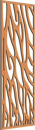 Vista 59 de 9 3/8"W x 24 3/8"H x 1/4"T Bristol Decorativos Paneles de Pared de Madera Calado, Cereza