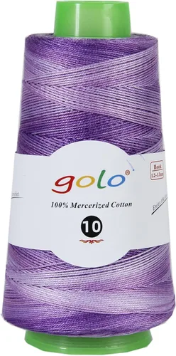 Vista 114 de Golo - 3 bolas de hilo de ganchillo tamaño 10, hilo de crochet para tejer a mano 102