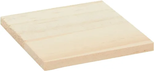 Vista 5 de Bright Creations Cuadrados de madera sin terminar, 3 x 3 pulgadas, paquete de 15, 1/4 de pulgada de grosor, espacios en blanco de madera
